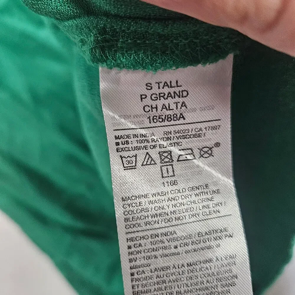 NWT Old Navy Fit & Flare Crepe Mini Dress in Green Mangrove